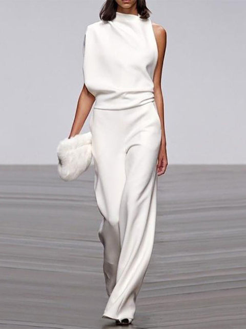 Levoire | Mode Sans Manches Et Encolure Ronde Blanc