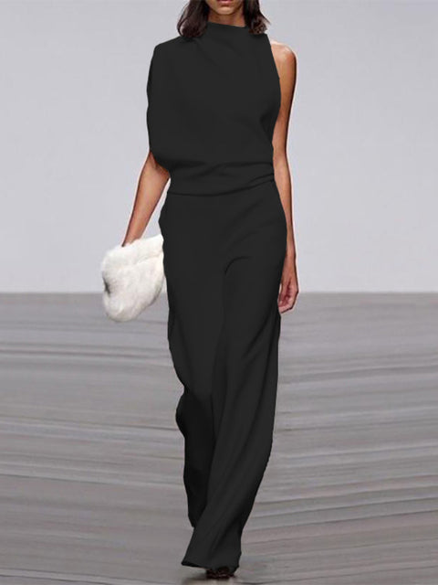 Levoire | Mode Sans Manches Et Encolure Ronde Noir
