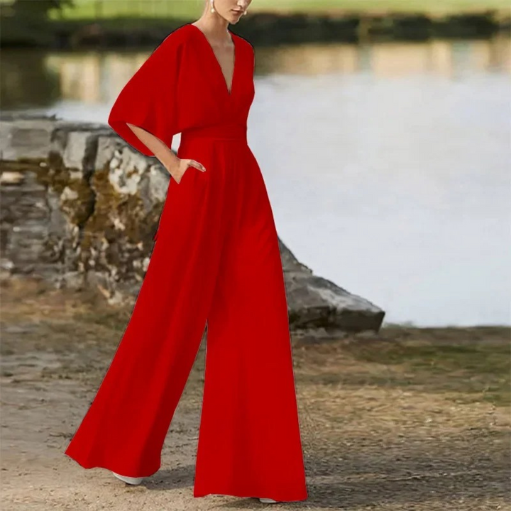 Levoire | Combinaison Avec Décolleté En V Pour Femmes Rot