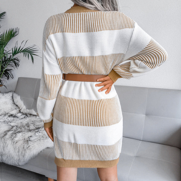 Levoire | Robe Sweat Une Robe En Tricot Confortable Avec Un Imprimé Élégant
