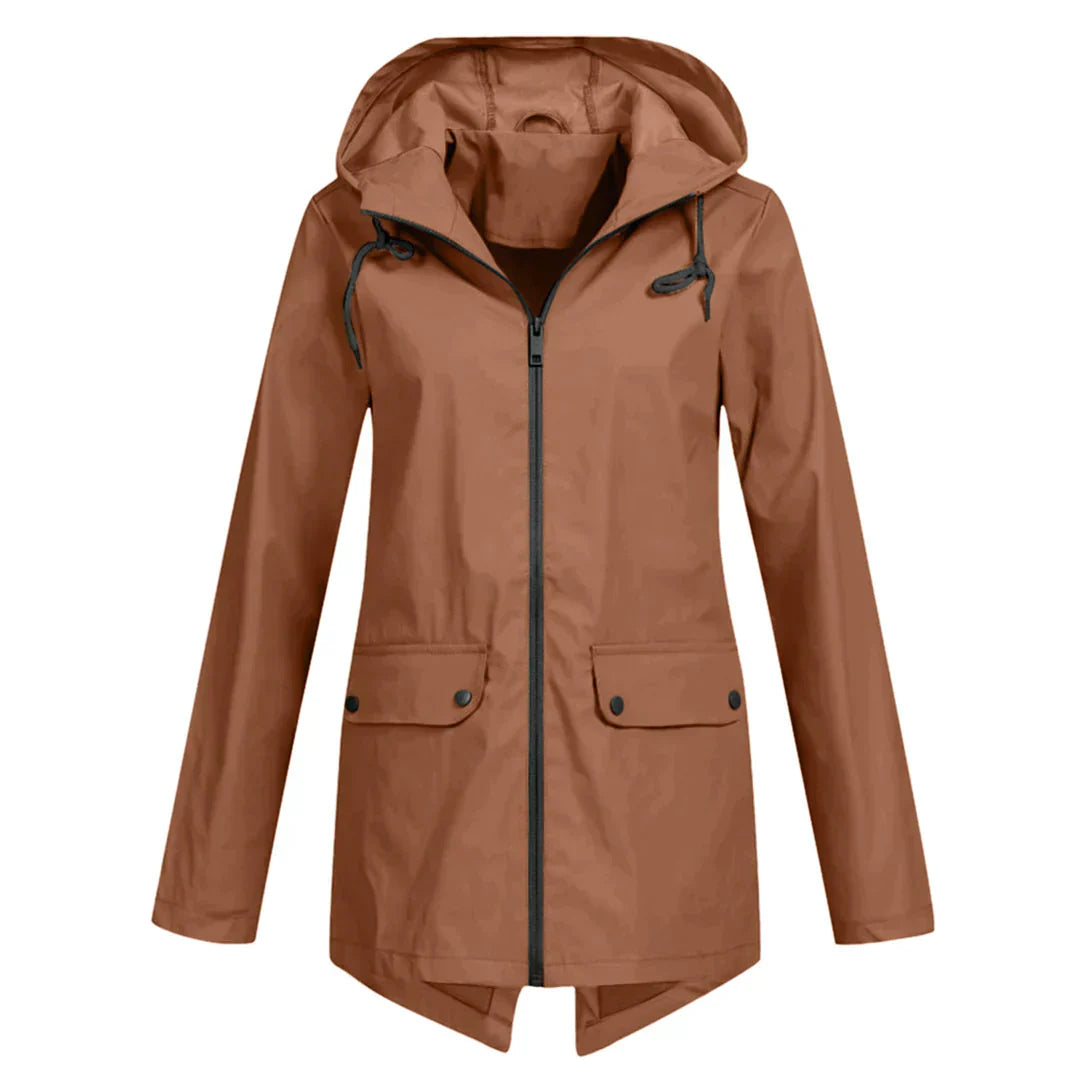 Levoire | Trench-coat Longue Pour Femmes | Etanche Café