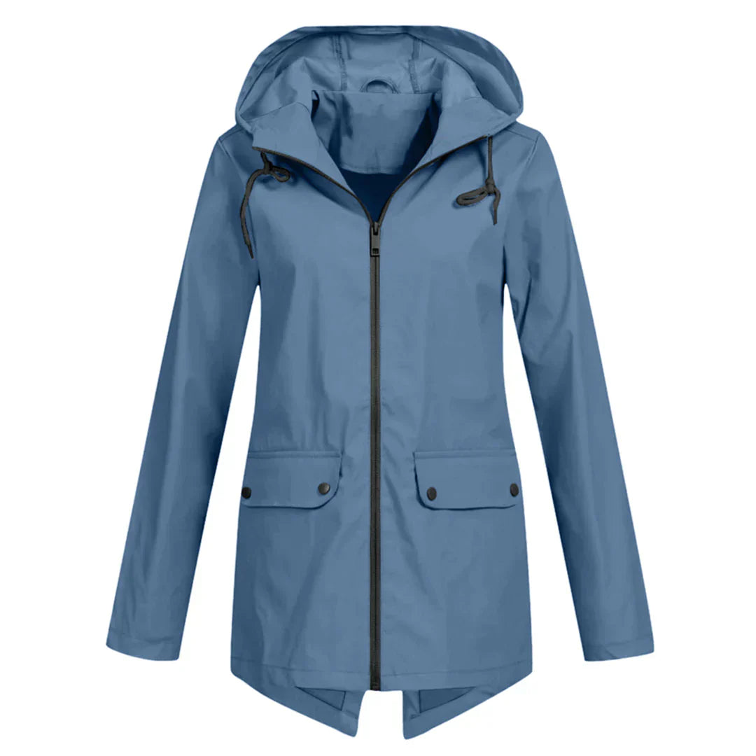 Levoire | Trench-coat Longue Pour Femmes | Etanche Bleu