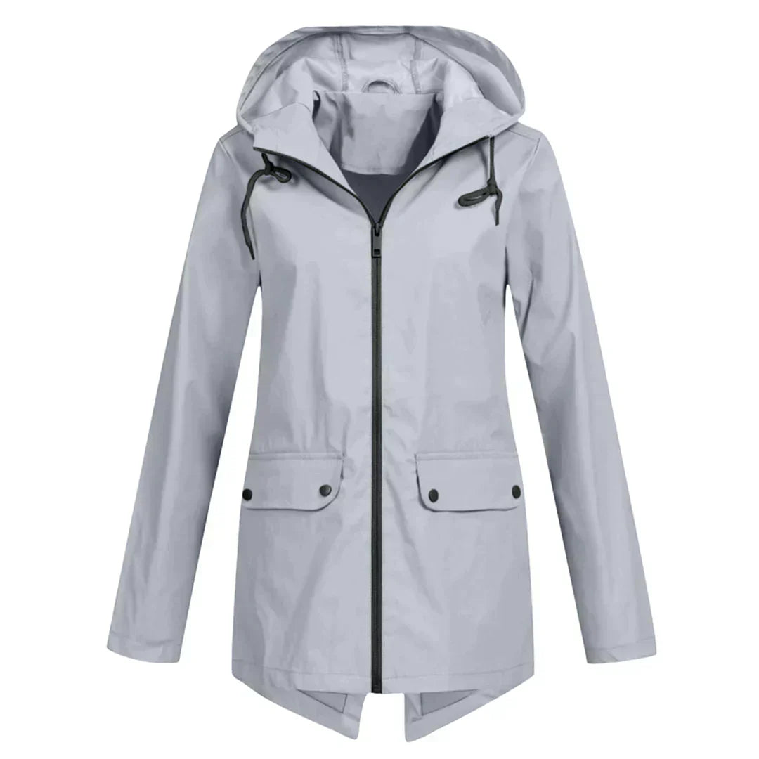 Levoire | Manteau Long Femme Imperméable Gris