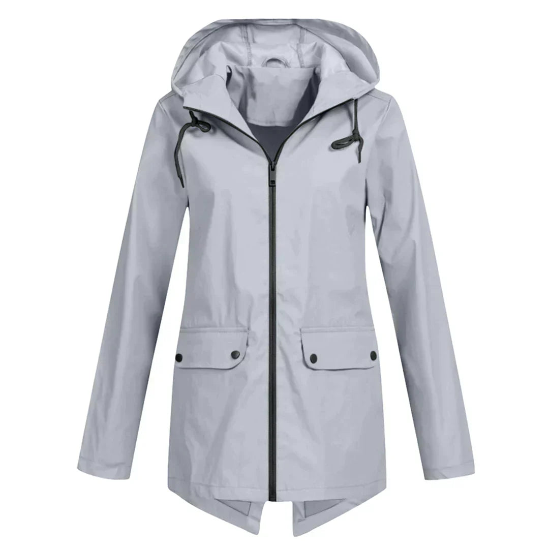 Levoire | Trench-coat Longue Pour Femmes | Etanche Gris