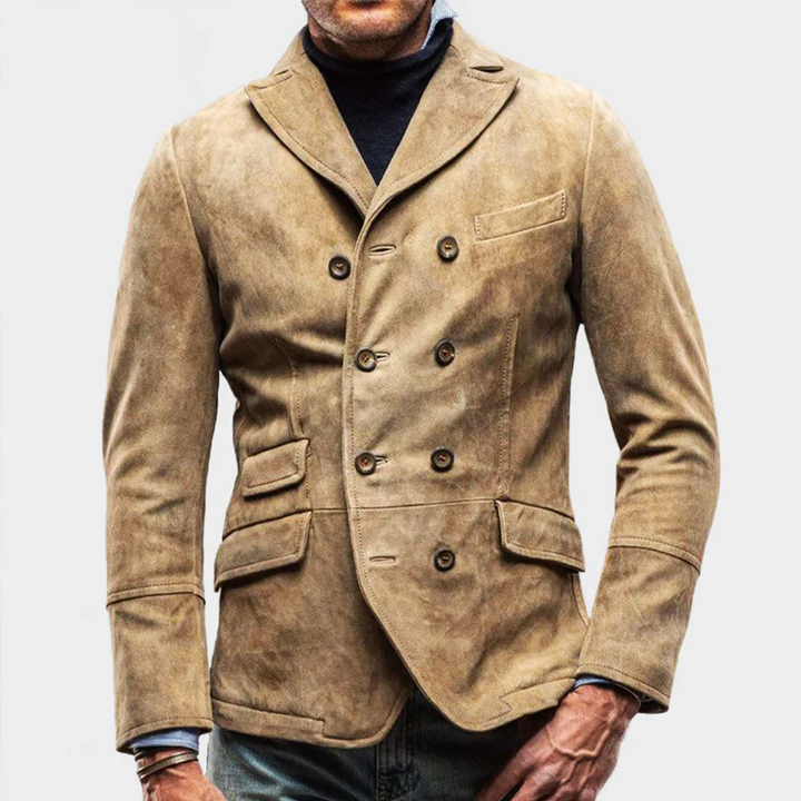 Levoire | Veste Polaire Pour Hommes Dick Avec Poche Beige