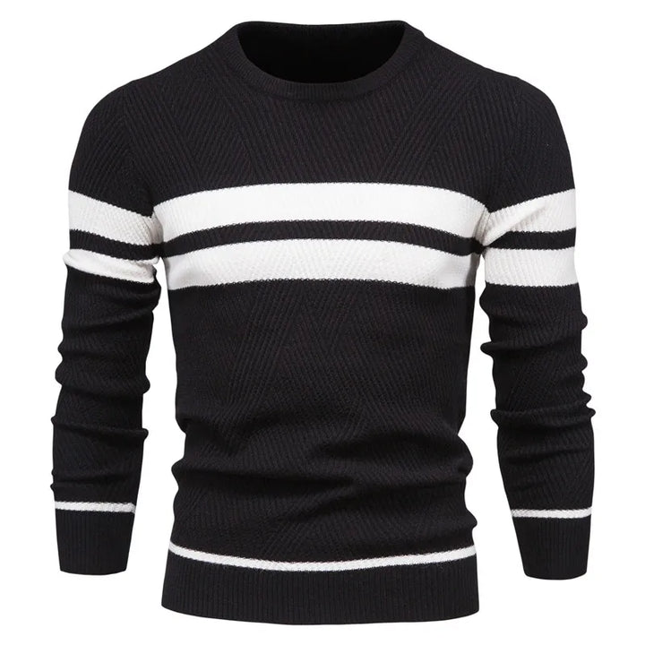 Levoire | Pull Avec Touche Classique Noir