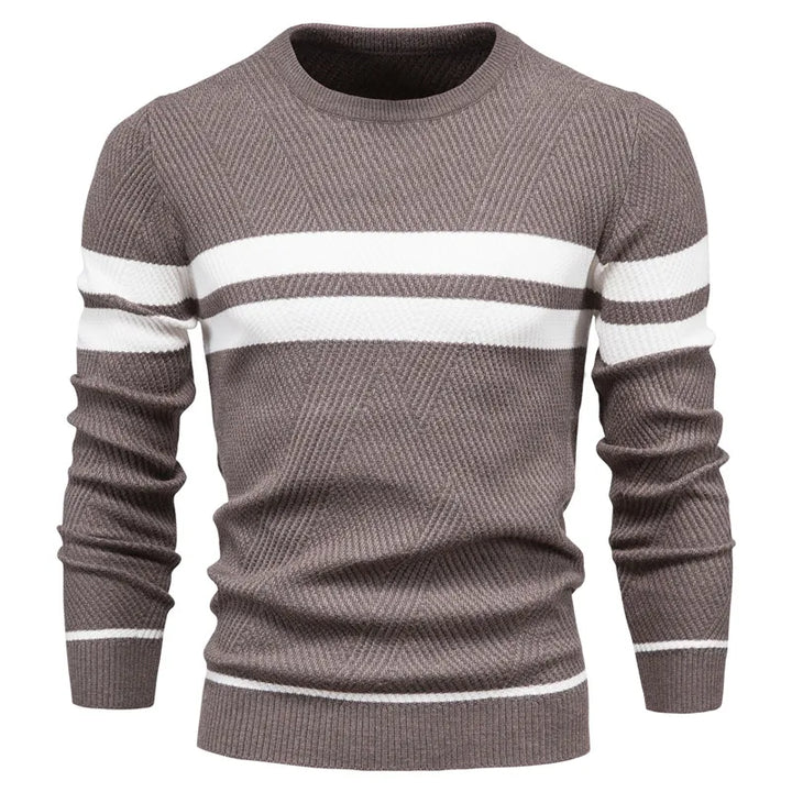 Levoire | Pull Avec Touche Classique Café