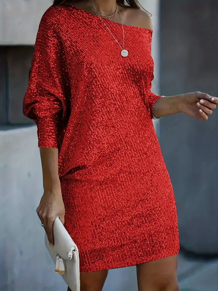 Levoire | Robe À Paillettes Élégante Rot
