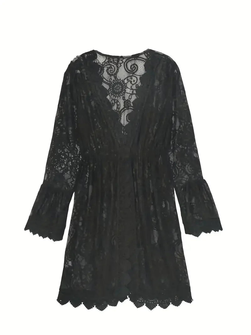Levoire | Robe, Manches Longues, Style Boho, Robe De Bikini, Vêtements De Plage