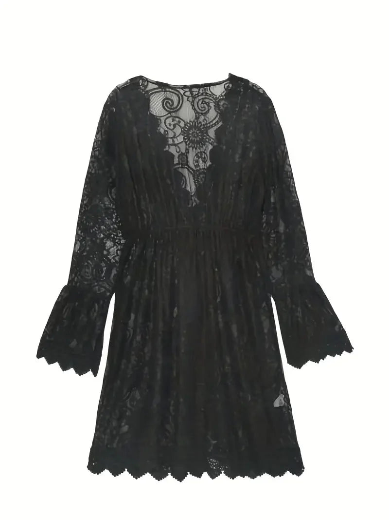 Levoire | Robe, Manches Longues, Style Boho, Robe De Bikini, Vêtements De Plage