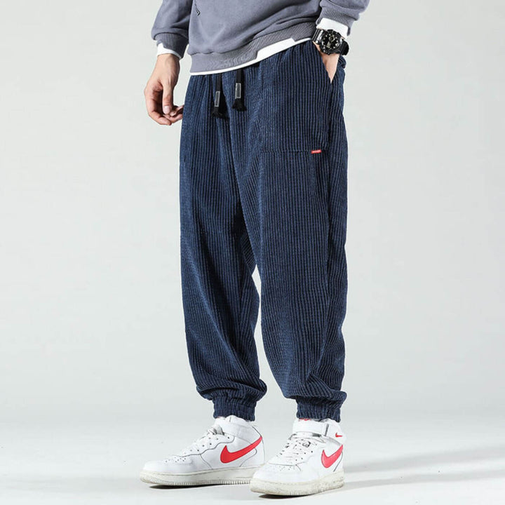 Levoire | Joggers Stilrena Pour Des Occasions Décontractées Et Élégantes Bleu marine