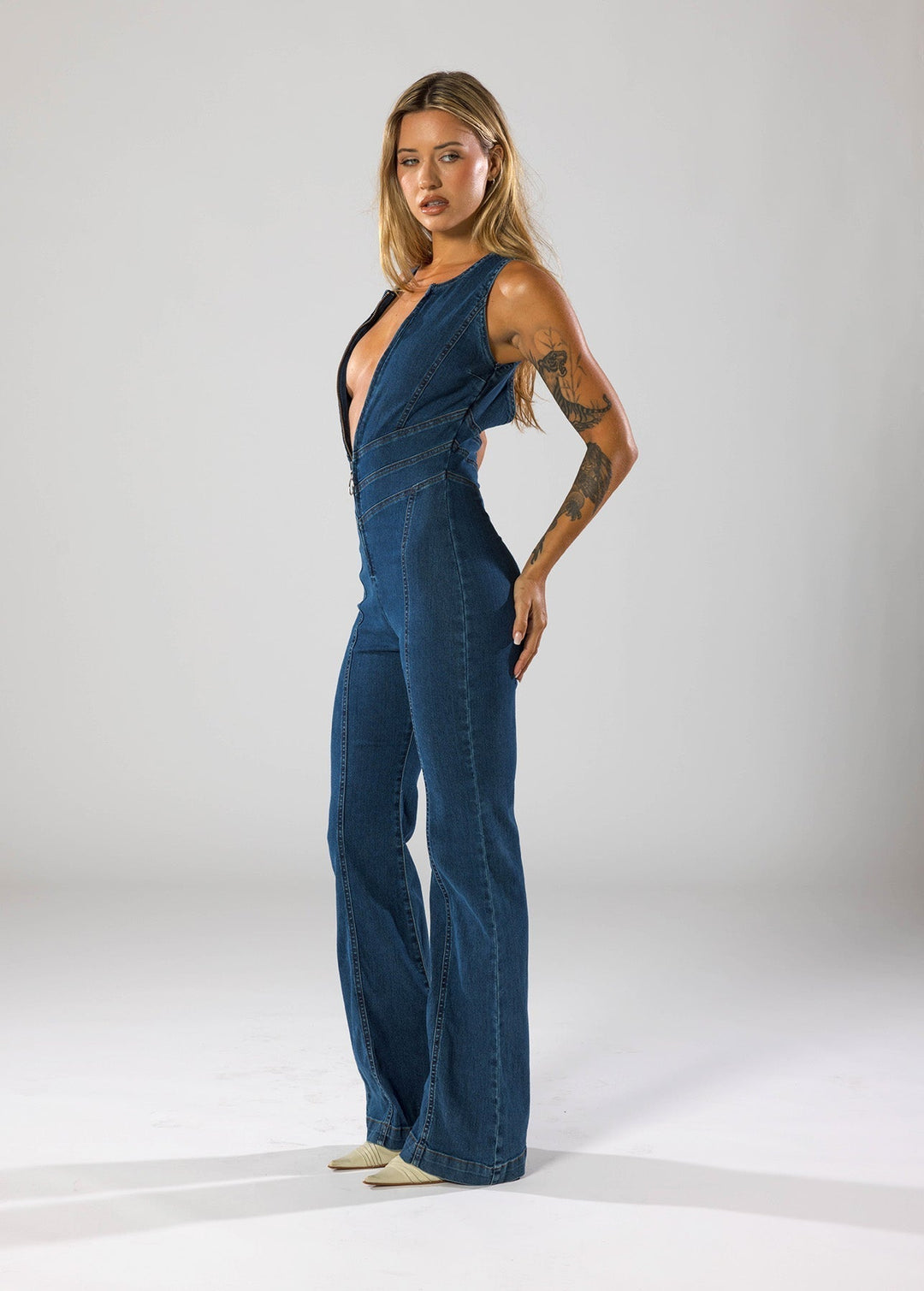Levoire | Salopette En Jean Tendance Avec Coupe Flatteuse
