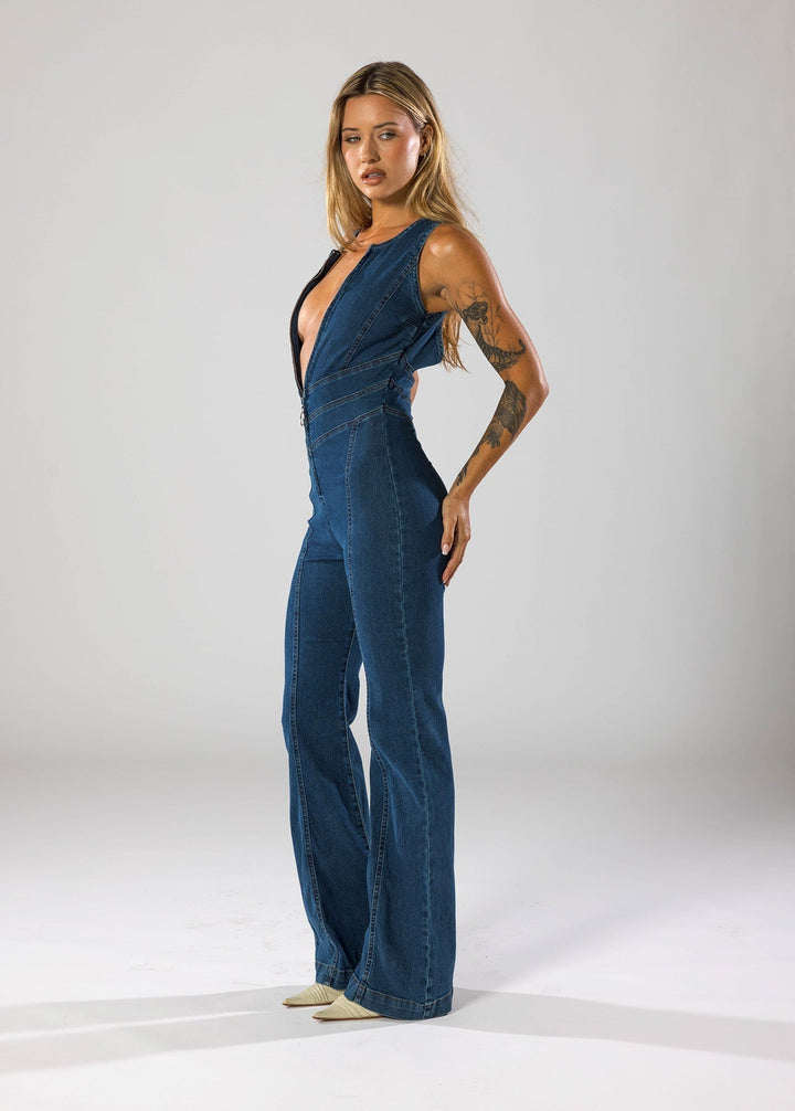 Levoire | Salopette En Jean Tendance Avec Coupe Flatteuse
