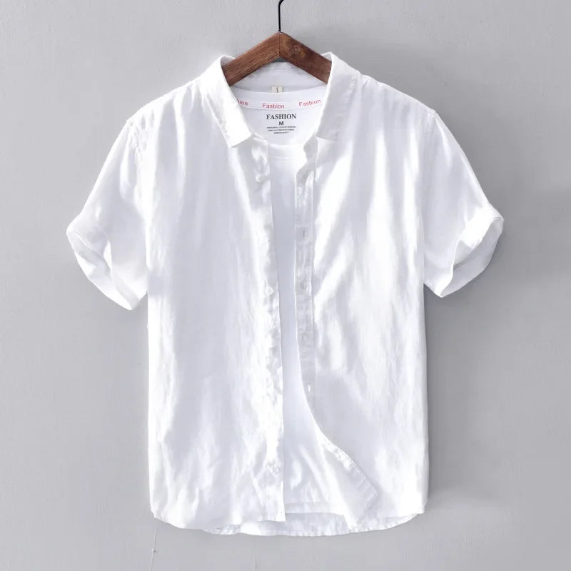 Levoire | Chemise En Lin Decontractee Intemporelle Hommes