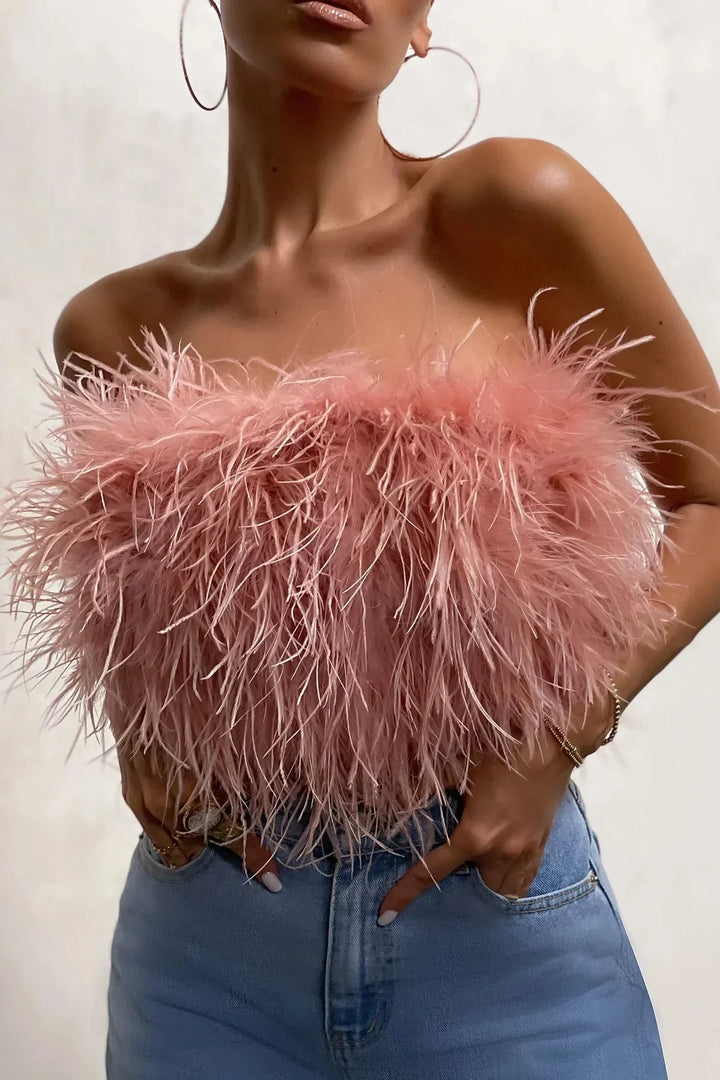 Levoire | Top En Fête Top De Fête Élégant Est Une Tendance Élevée Cette Année Rose