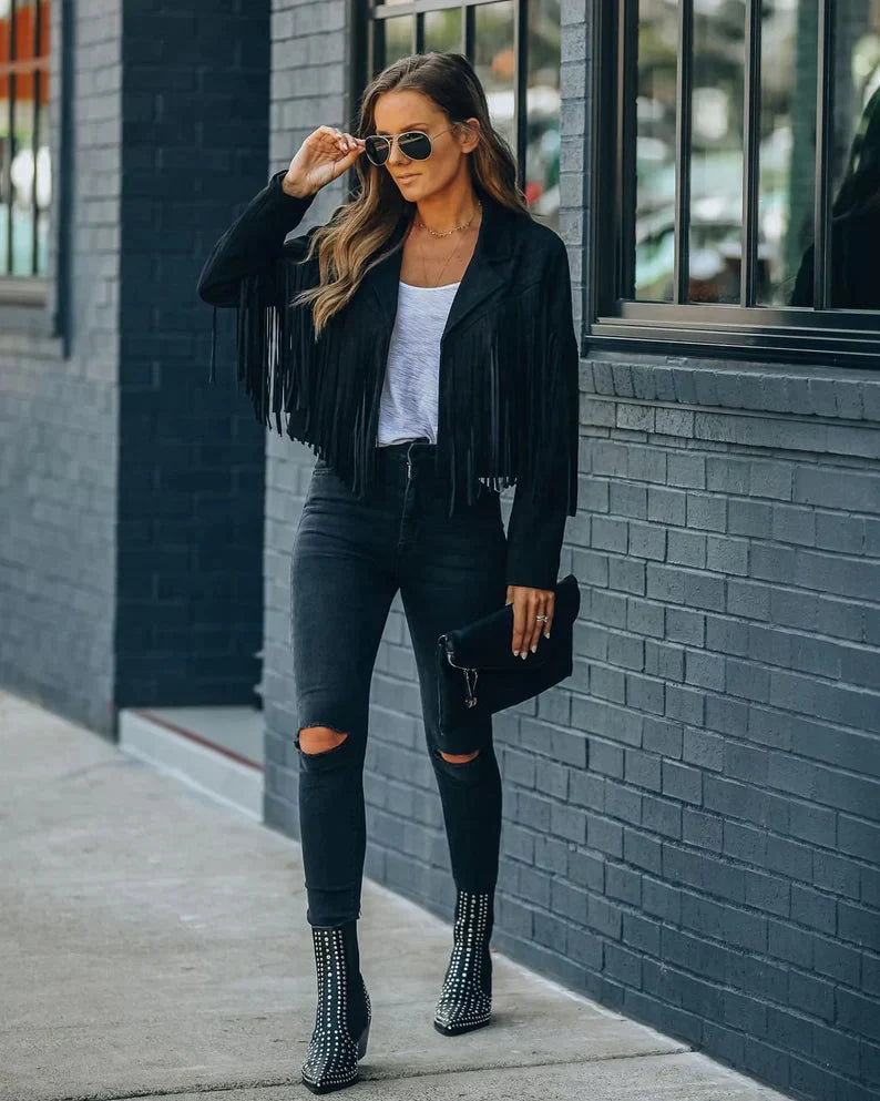 Levoire | Veste À Franges Donnez À Votre Tenue Ce Petit Plus Avec Cette Veste À Franges Tendance.
