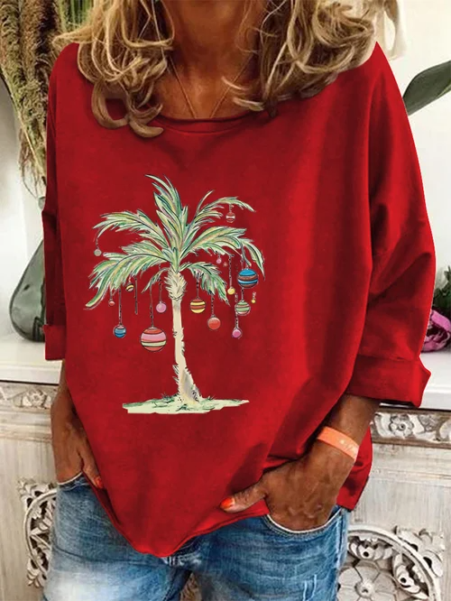 Levoire | Pull Palm Cool Fit Chemises Manches Longues Chemises Femmes Rot