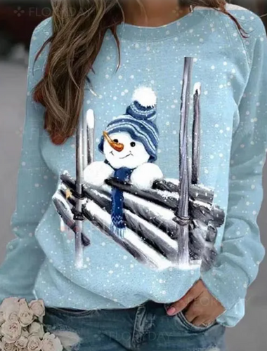 Levoire | Bonhomme De Neige Locker Sweatshirts Drôles Pulls Pour Femmes