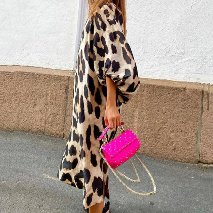 Levoire | Robe à imprimé léopard