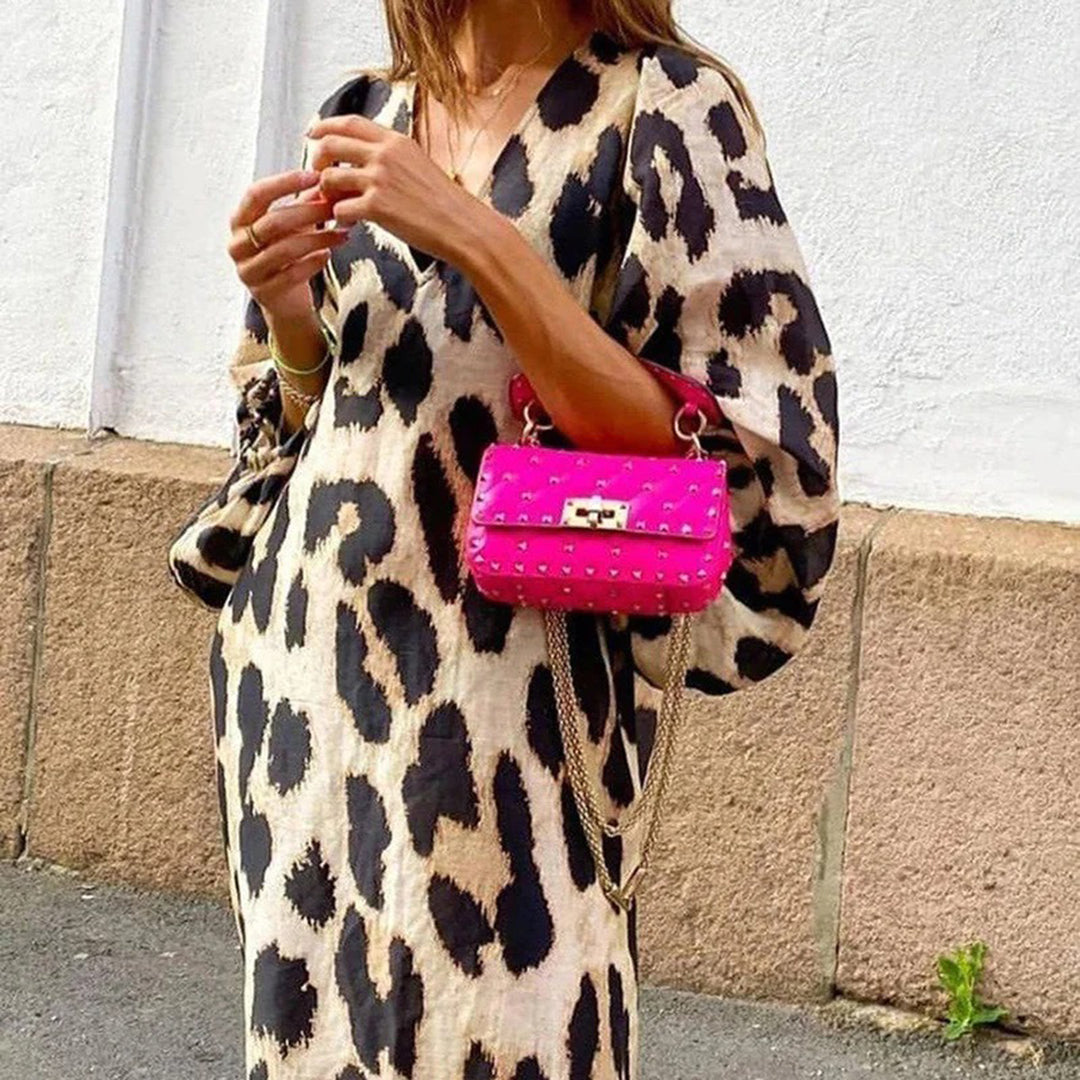 Levoire | Robe à imprimé léopard