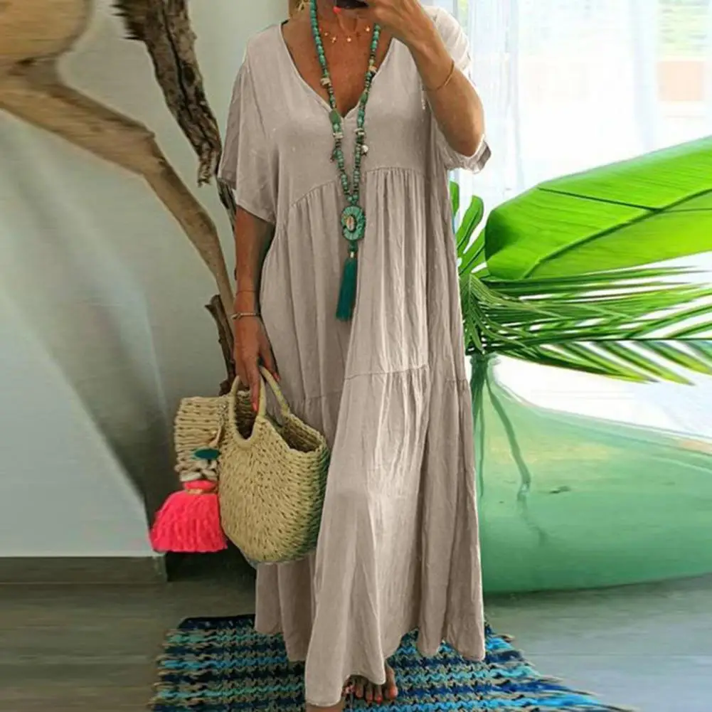 Levoire | Robe D'Été Respirante Khaki
