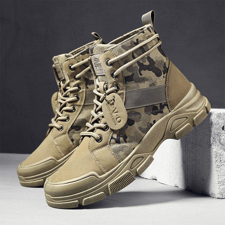 Levoire | Bottes Pour Hommes Confortables Khaki
