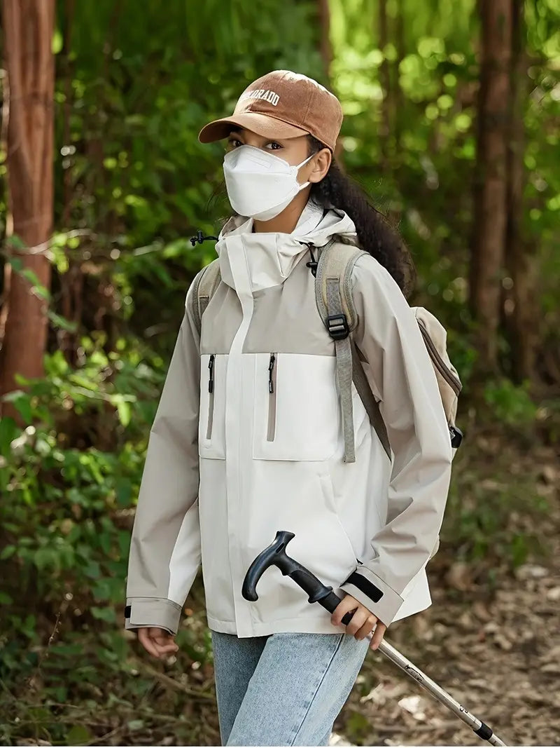 Levoire | Veste De Sport Légère Pour Femmes, Respirante Et Imperméable Khaki