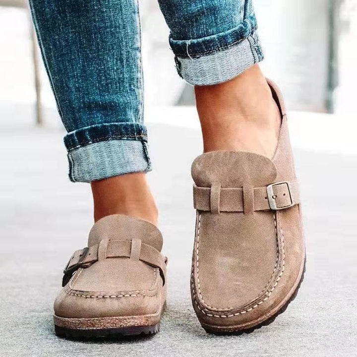 Levoire | Sandales Rétro En Daim Khaki