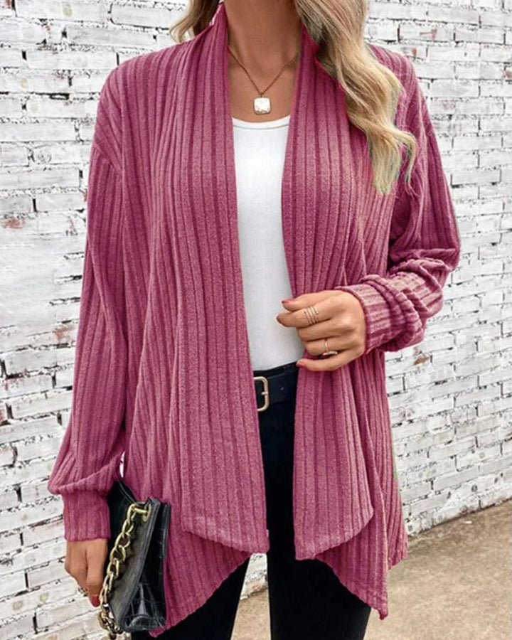 Levoire | Veste Tricotée Classique Pour Un Usage Quotidien - Coupe Longue Rouge vin