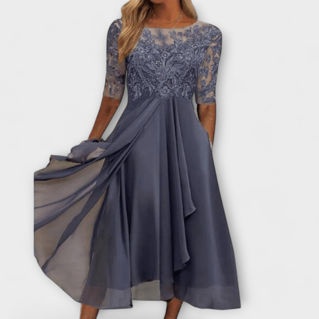 Levoire | Robe Pour Invités De Mariage Gris