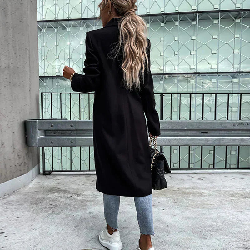 Levoire | Manteau D'Automne Élégant Avec Boutons Pour Femmes