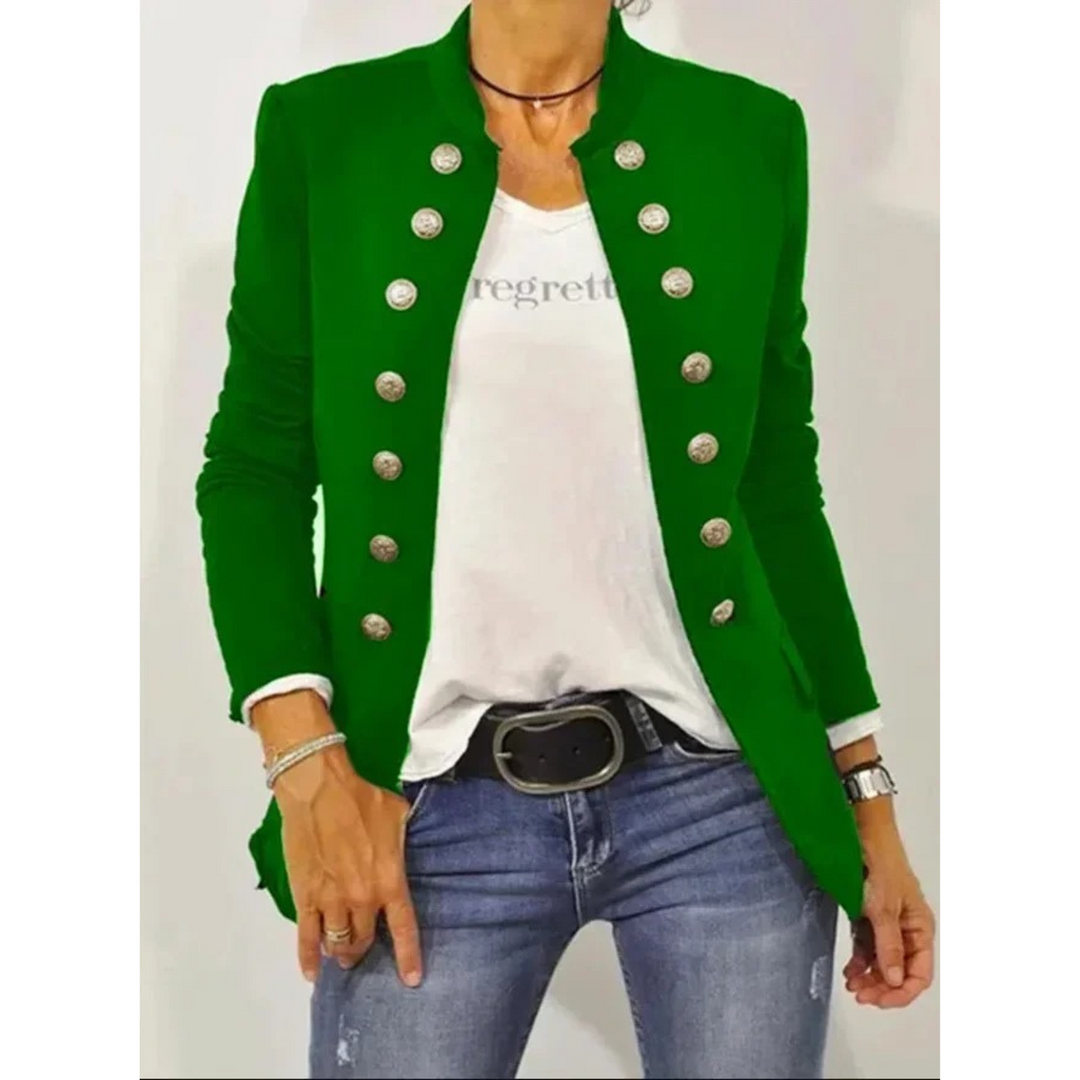 Levoire | Avant Et Manches Longues Veste Femme Noire Vert