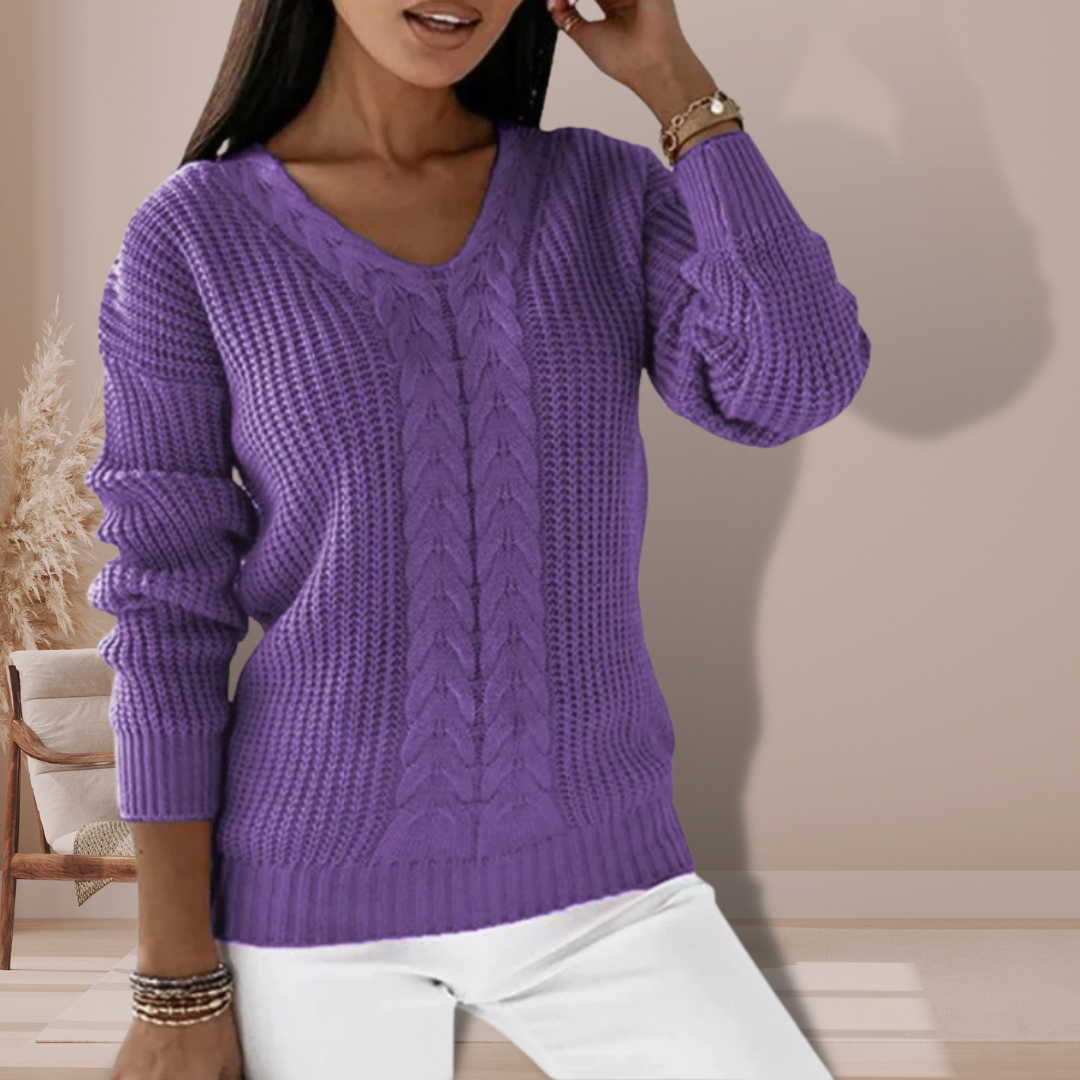 Levoire | Pull À Col Roulé Élégant Et Luxueux Violeta