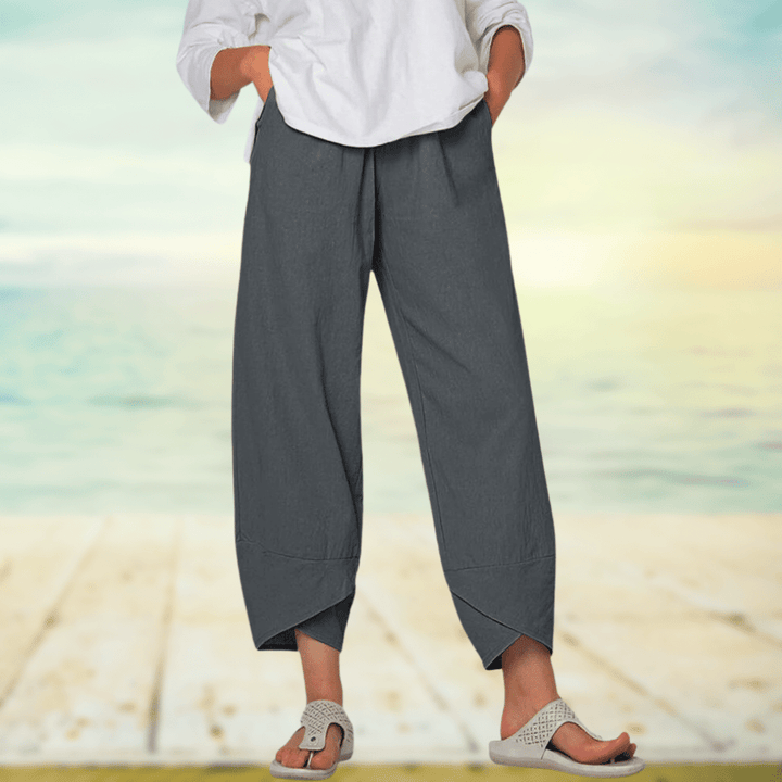 Levoire | Pantalons en coton confortables Gris