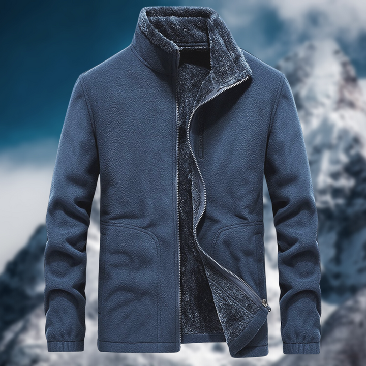 Levoire | Veste En Polaire Chaude Pour Hommes Bleu