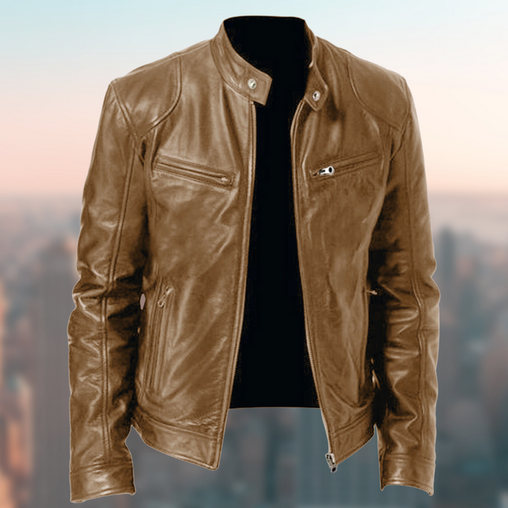 Levoire | Anorak En Cuir Élégant Et Unique Marron clair