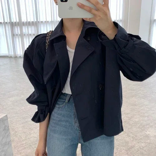 Levoire | Loose Trenchcoat Bleu One-size