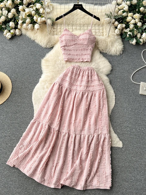 Levoire | Ensemble D'Été Tendance Rosa