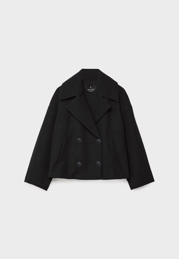 Levoire | Doublé Surdimensionné Manteau En Mélange De Laine Manteau Pour Femmes