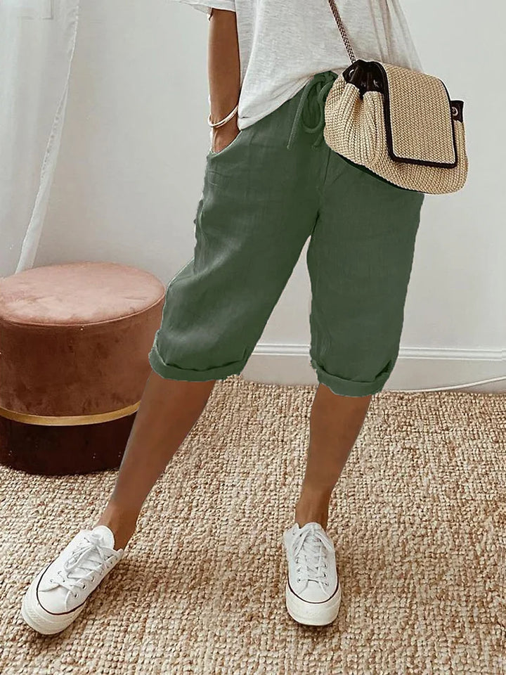 Levoire | Shorts en coton Vert