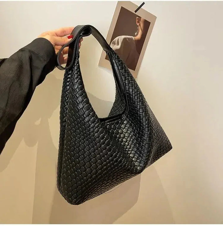 Levoire | Sac Cuir Vegan Quotidien Sac Tissé Sac À Épaule