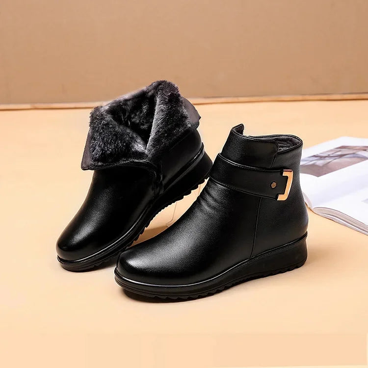 Levoire | Bottes Orthopédiques avec Doublure en Laine et Soutien de la Voûte Plantaire pour Femmes