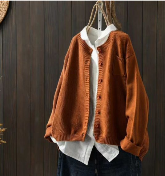 Levoire | Dou Cardigan Doux Orange