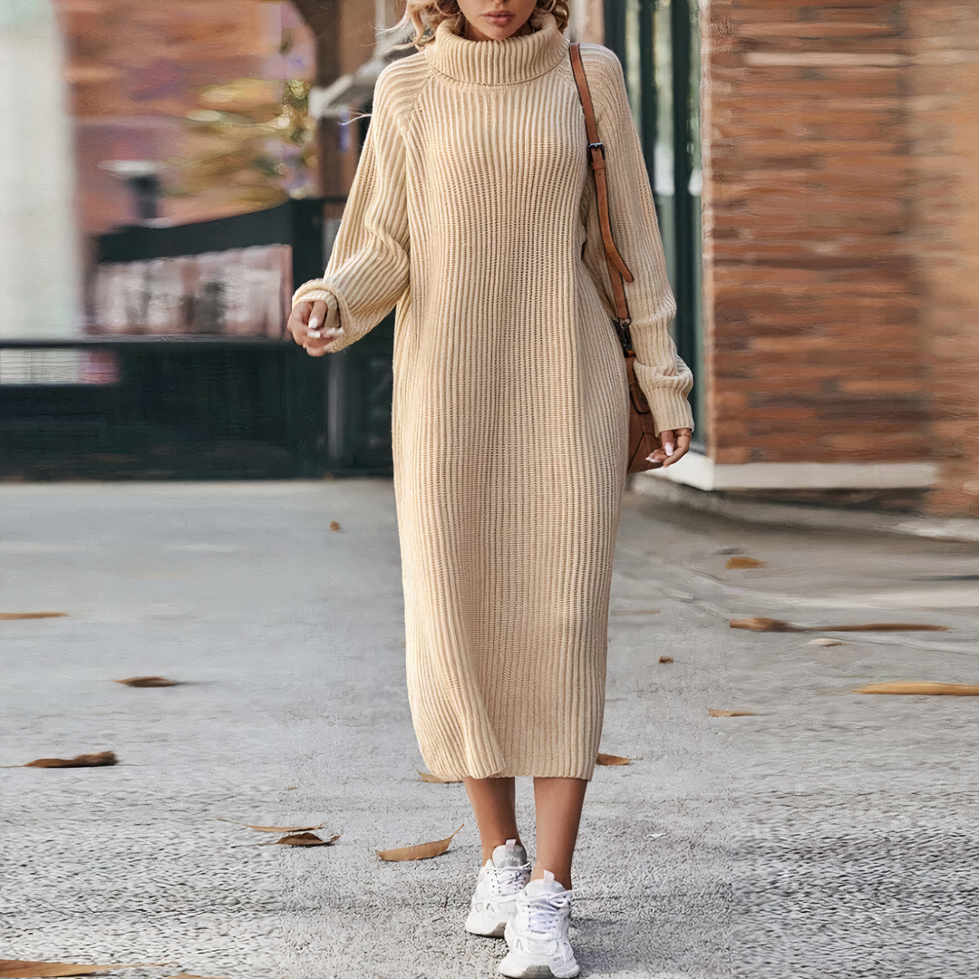 Levoire | Robe coupe moderne fluide Kaki