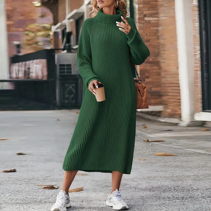 Levoire | Robe coupe moderne fluide Vert