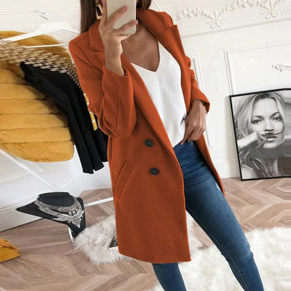 Levoire | Robe soirée élégante Orange foncé