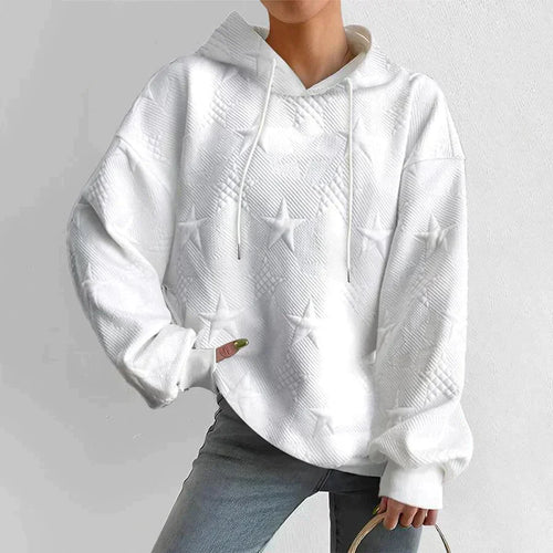 Levoire | Pull À Capuche Pour Femmes Avec Broderie Étoile