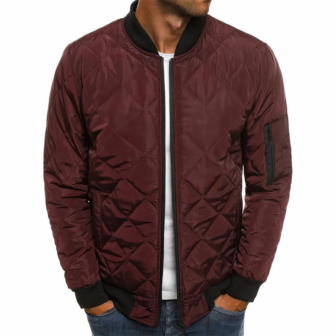 Levoire | Veste matelassée pour le printemps Burgundy