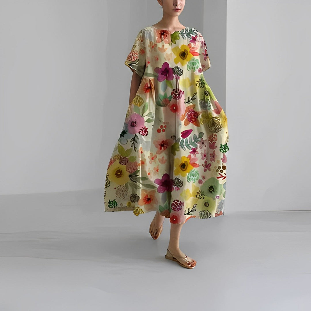 Levoire | Robe Bohème Fleurie Élégante WW-5