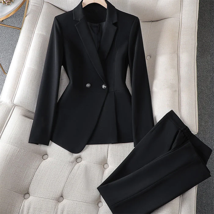 Levoire | Ensemble De Costume D'affaires À La Mode Pour Femme Blanc Perle